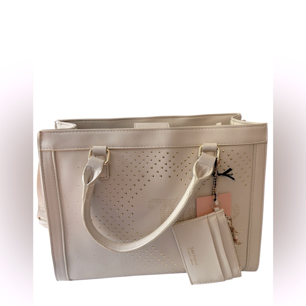 NWT Juicy Couture Lovely Day Tote with Card Holder Elegant - Picture 5 of 16